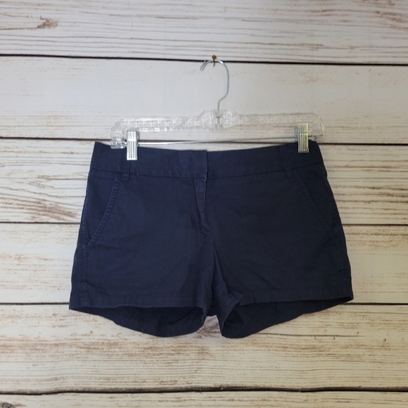 J. crew factory broken in chino shorts size 0 - Picture 2 of 4